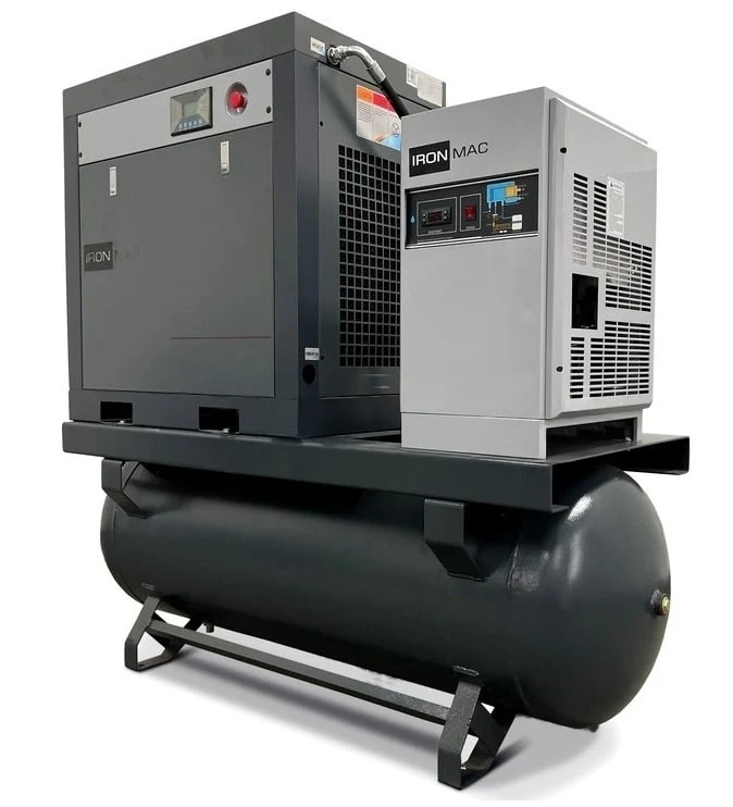 Винтовой компрессор IRONMAC IC 7,5/10 С VSD DF 500L (IP 23)