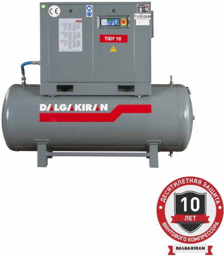 Винтовой компрессор Dalgakiran Tidy 20B 500L